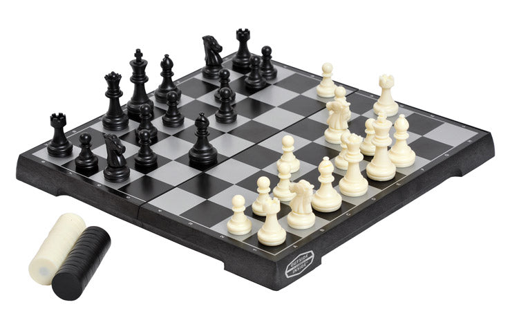 Outside Inside Travel Basecamp Magnetic Chess/Checkers