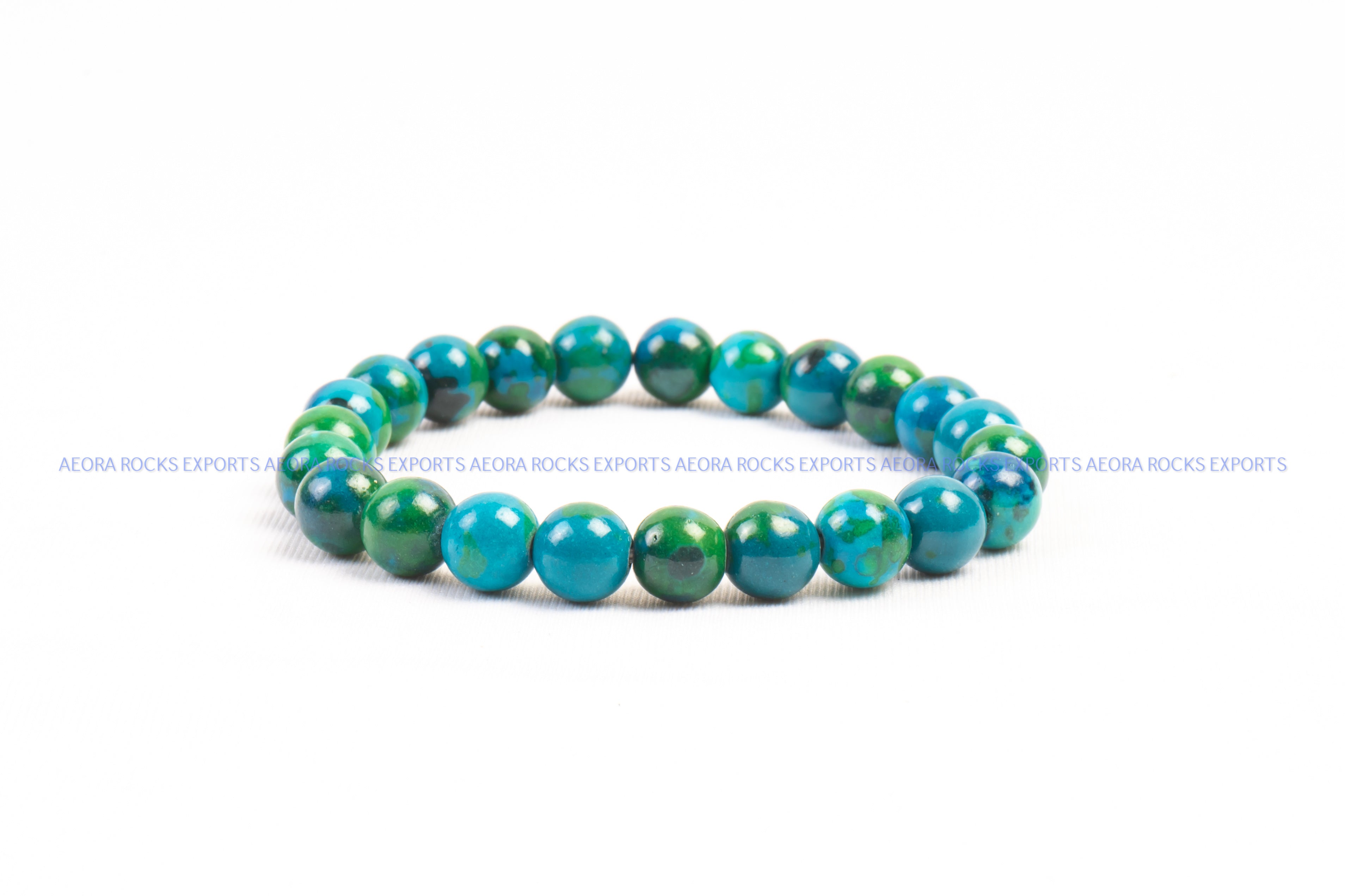 Natural Turquoise Stone Beaded Bracelet Blue Gemstone Leather Braided  Bracelet | eBay