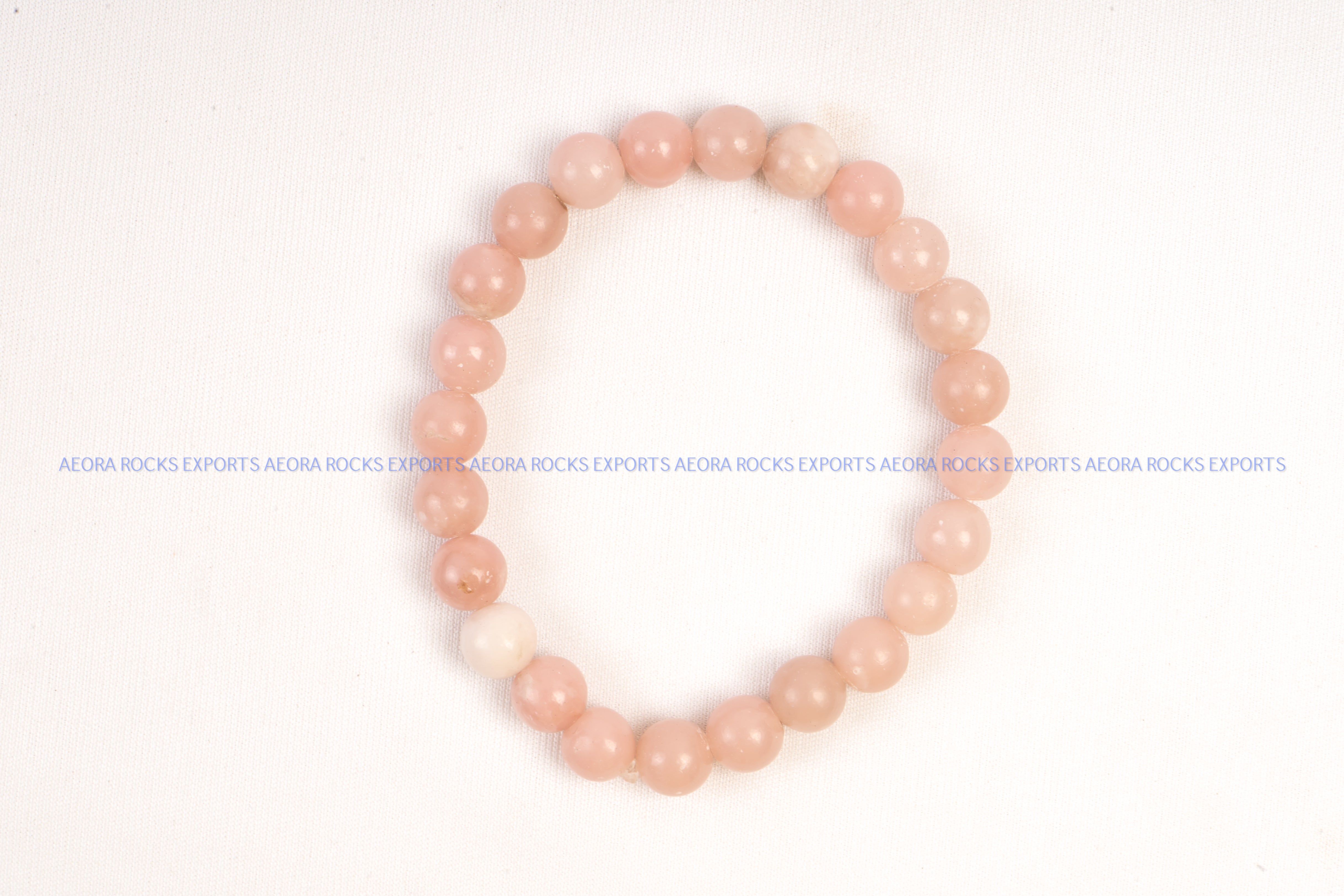 the woods fine jewelry pink opal bead bracelet  Eloise