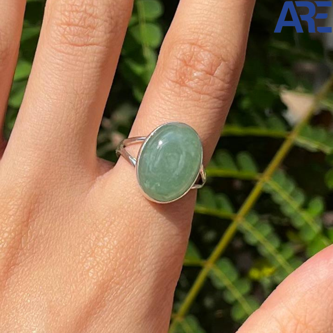 Aventurine in 14k Gold-filled Ring Band – Anemone Jewelry