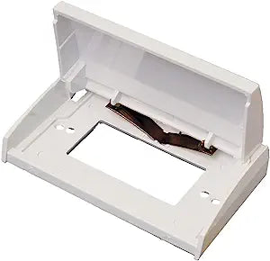 -SALE- RV Designer GFCI Outlet Cover, Weatherproof- White - Young Truck and Trailer Center 