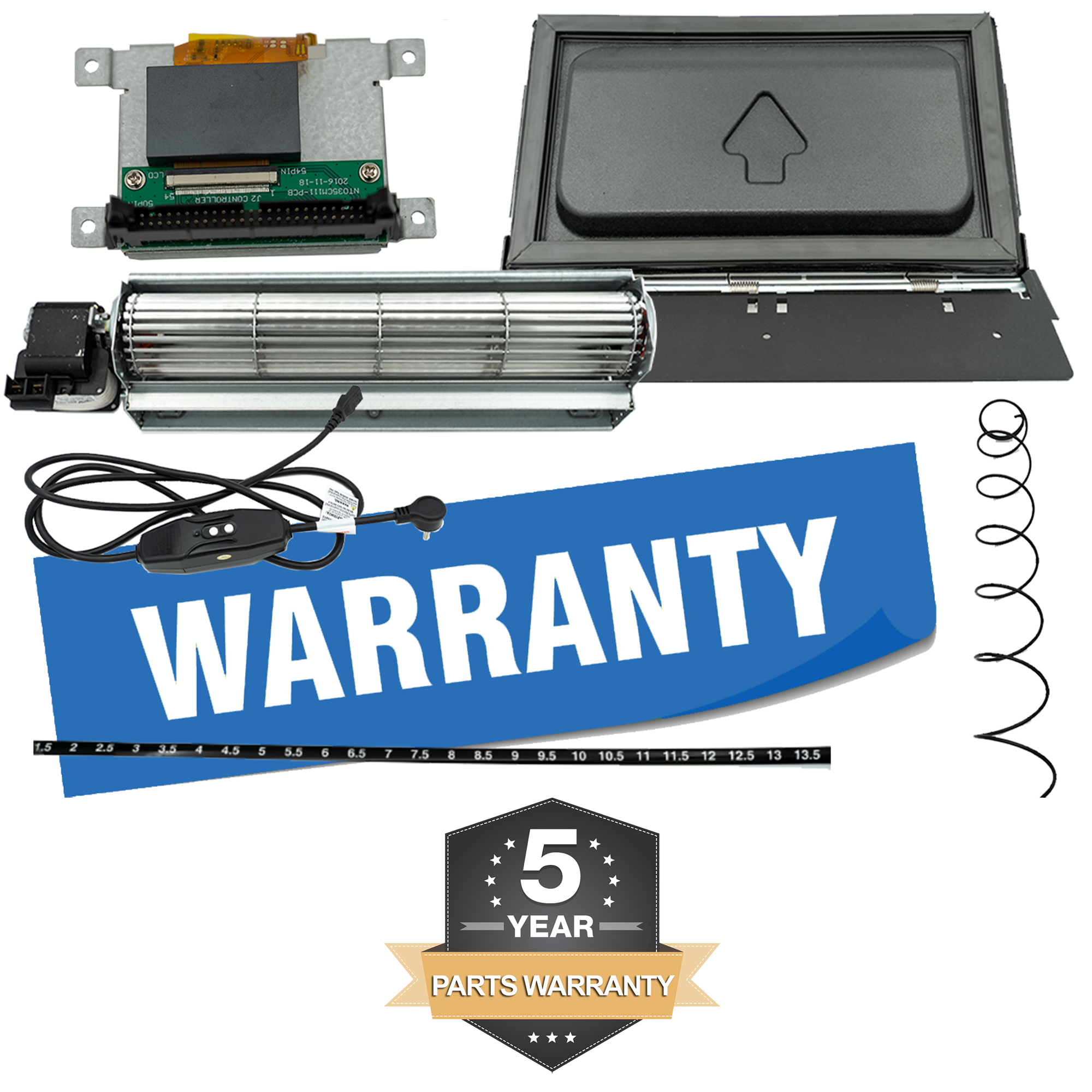 5 Year Parts Warranty