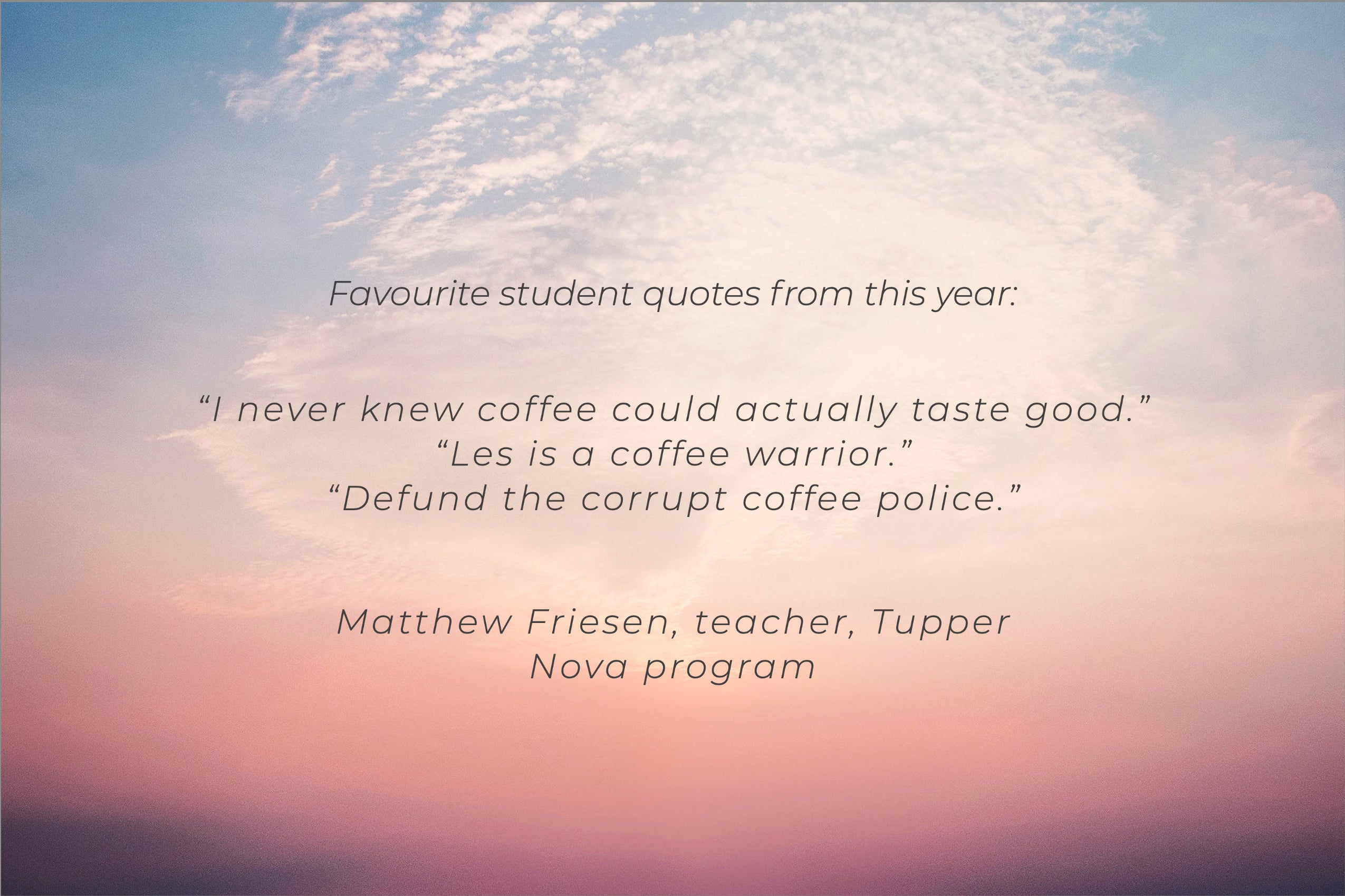 Tupper Nova Alternate School