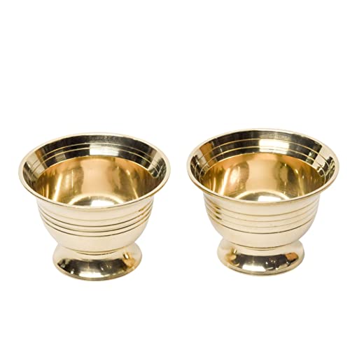 Bhimonee Decor Pure Brass Kuber Deep, Deepak, Diya for Pooja Purposes