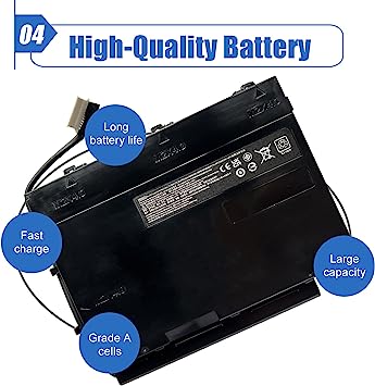 Batterie 86Wh original Connexion 16 broches pour HP Omen 17-an000 