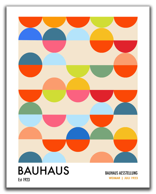 Bauhaus Colorful Circles – World Of ROYGBIV