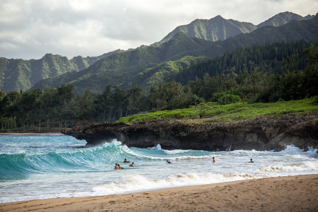 Hwaiian mountains and coasts