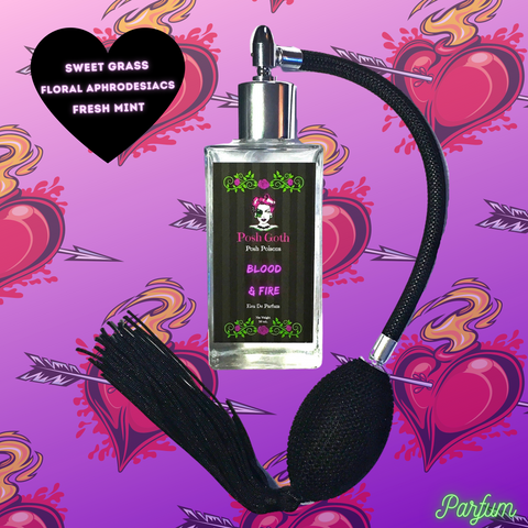 Blood & Fire Gothic Perfume 5 ml Spray Sample | Posh Goth