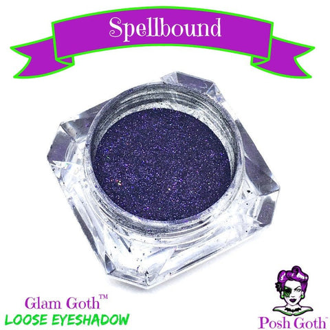 metallic purple eyeshadow