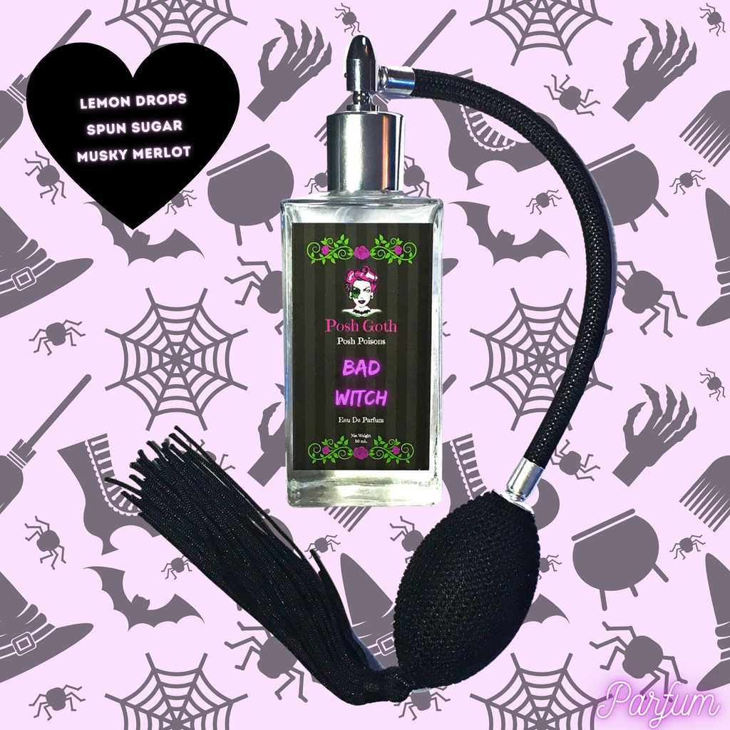 Bad Witch Pink Sugar Scented Gothic Perfume 50 mL - Vintage Bulb ...