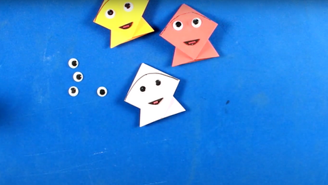 origami kite paper crafts kids fun diy