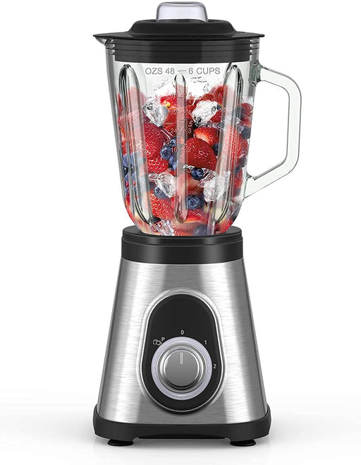 Multifunctional Blender for Smoothie Milkshake Juicer Ice Crusher Electric  Grain Grinder 4500W 15 Rotating Speeds, Red Plug