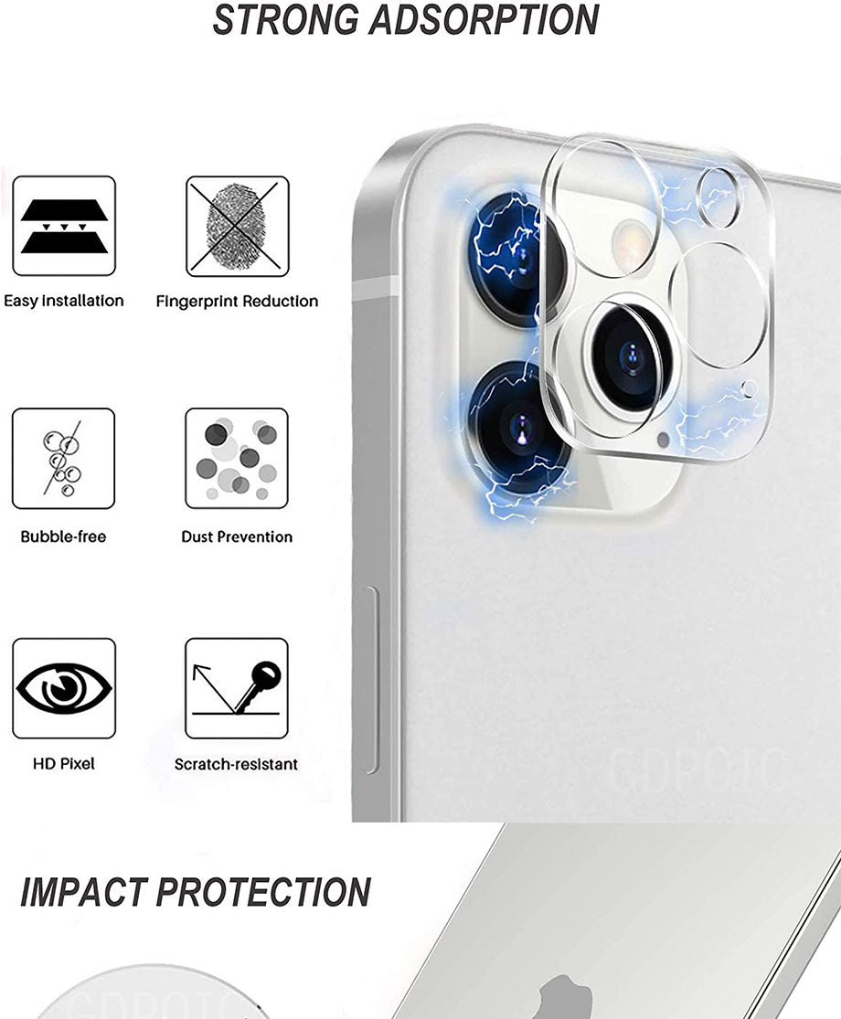 Crystal Clear Camera Lens Protection Tempered Glass for iPhone | Premium Shield Against Scratches and Dust