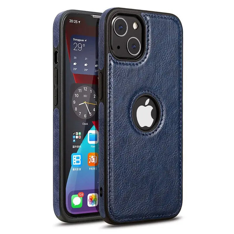 Premium Leather Texture Phone Case MagSafe, Cover, Apple iPhone 15/14/13/12/11 Pro Max XS/XR/X Ultra-thin Shockproof Bumper