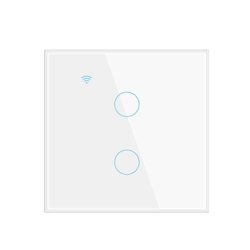 Premium WiFi Light Switch Touch Sensor Smart Switch App Remote Control - No Neutral Wire 110V 220V for Alexa Google Home 