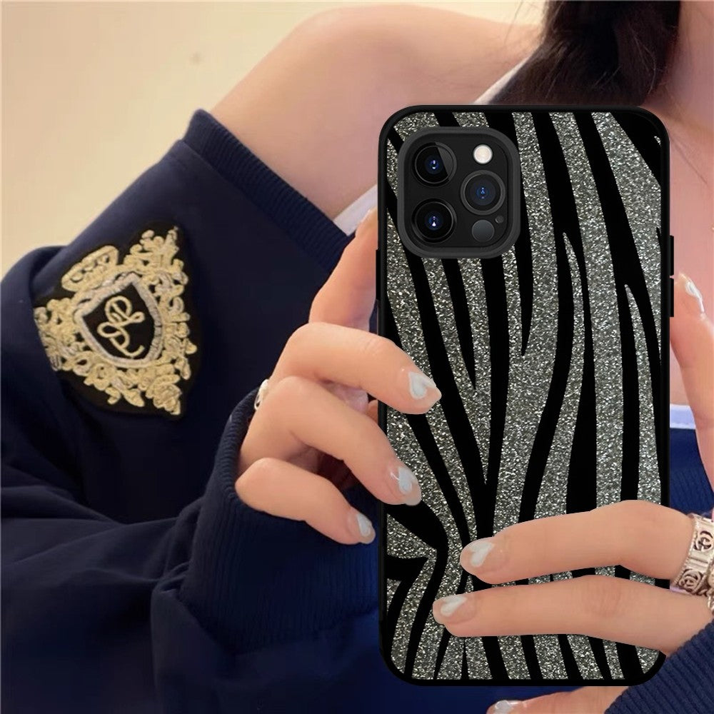 Premium Zebra-Muster Handyhülle, MagSafe, Abdeckung, | Apple iPhone 14/11/12/13 Mini/Pro/XS Max/Cover 6/7/8 Plus/X/XR/SE