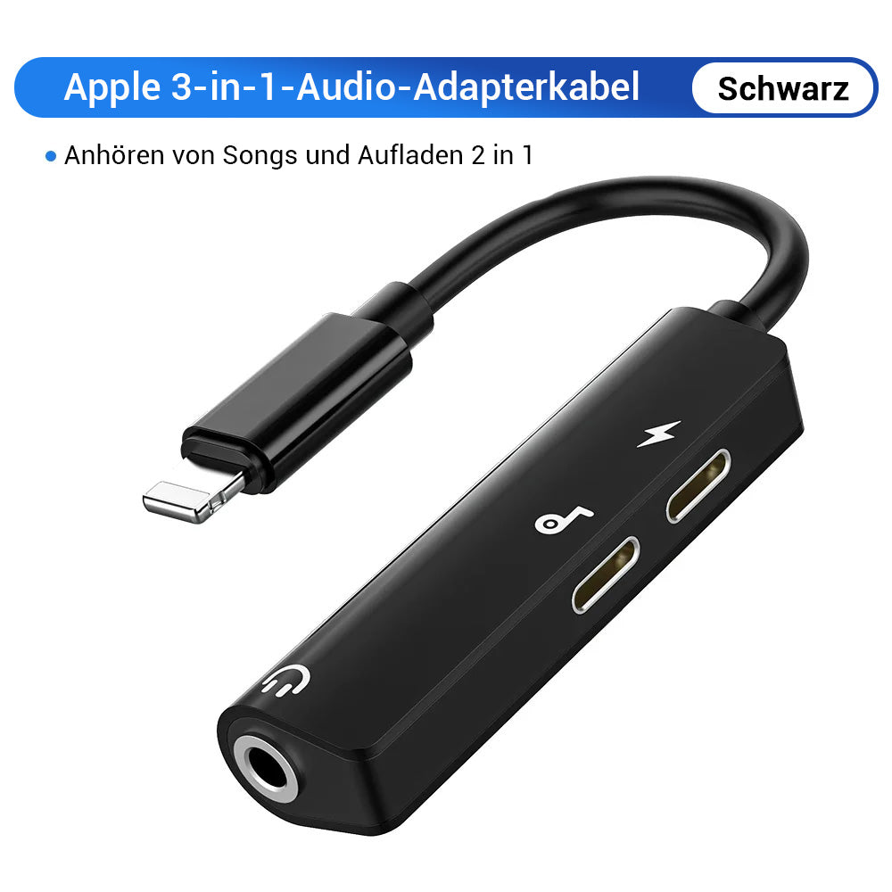 8 Pin Zu 3,5mm Jack AUX Kabel Beleuchtung Zu Audio Adapter,  Für iPhone 14 13 12 pro Max, Lade Kopfhörer Splitter Konverter