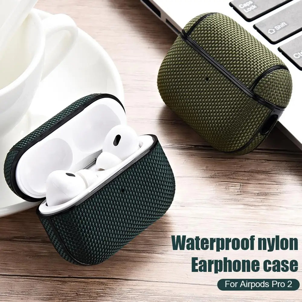 Waterproof Nylon Fabric Headphone Bag | For Airpods Pro 2 Pro 2. 1 USB C Gen Headphone Case | Charging Headphone Case