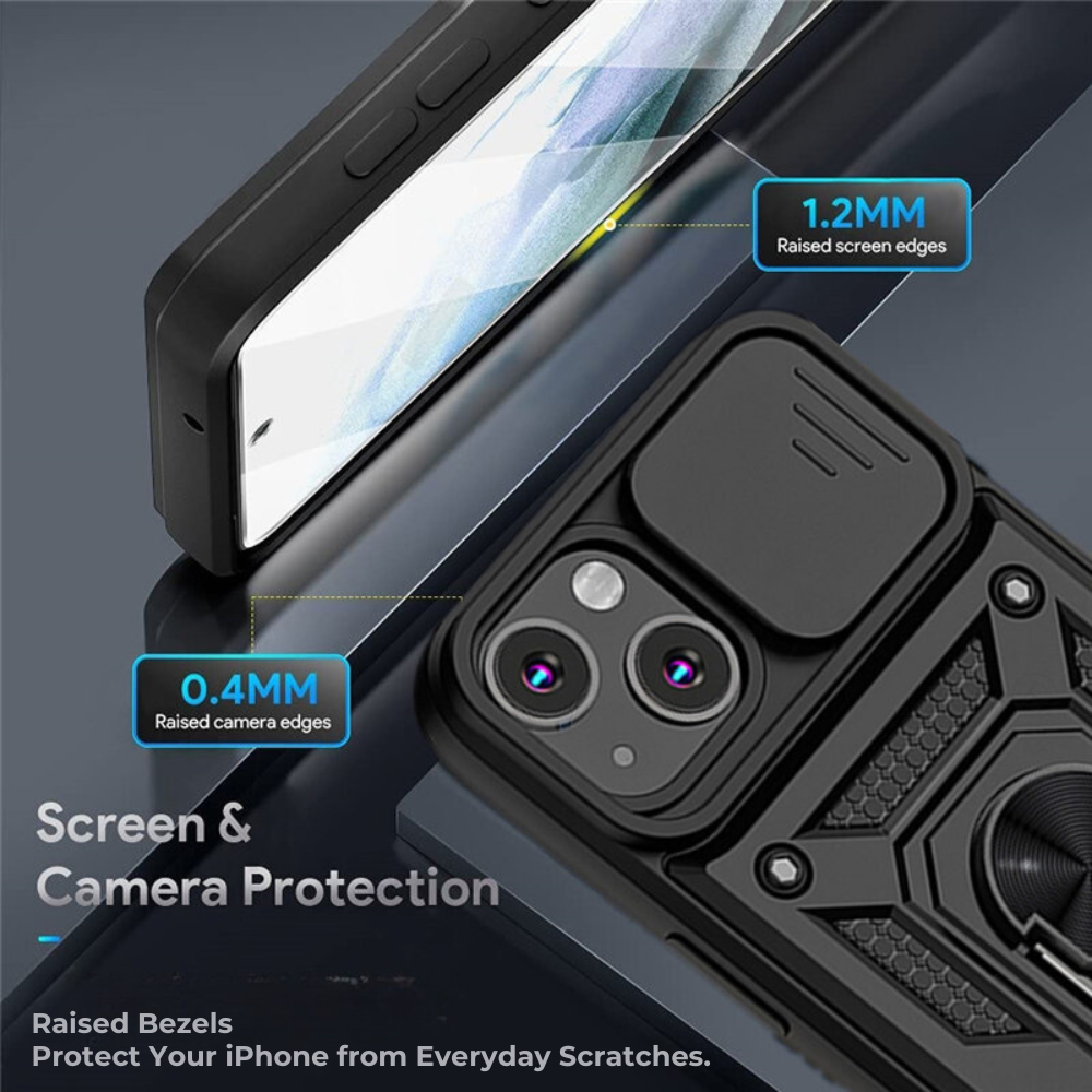 Military Tank iPhone Case | Military Quality, 360° Protection, Shockproof Cover, Camera Protection, MagSafe Wireless Charging