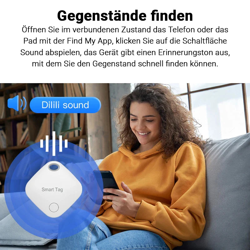 Premium-GPS-Tracker für Kinder, Smart Air Tag, Mini Bluetooth | Haustier Auto Verlust Tracker für Apple iOS