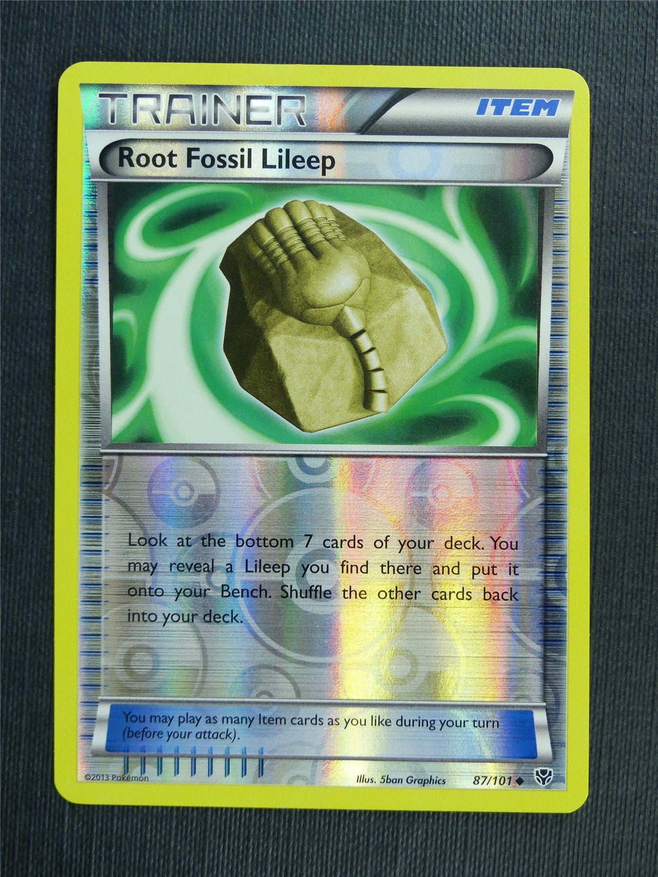 Root Fossil Lileep 87/101 Reverse Holo - Pokemon Cards #5NR – Archeron