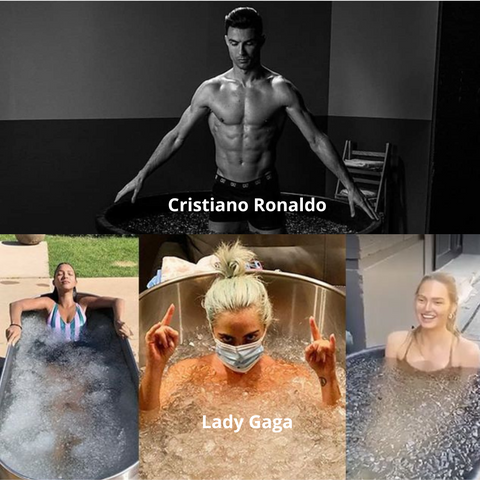 Cristiano Ronaldo fait des bains froids