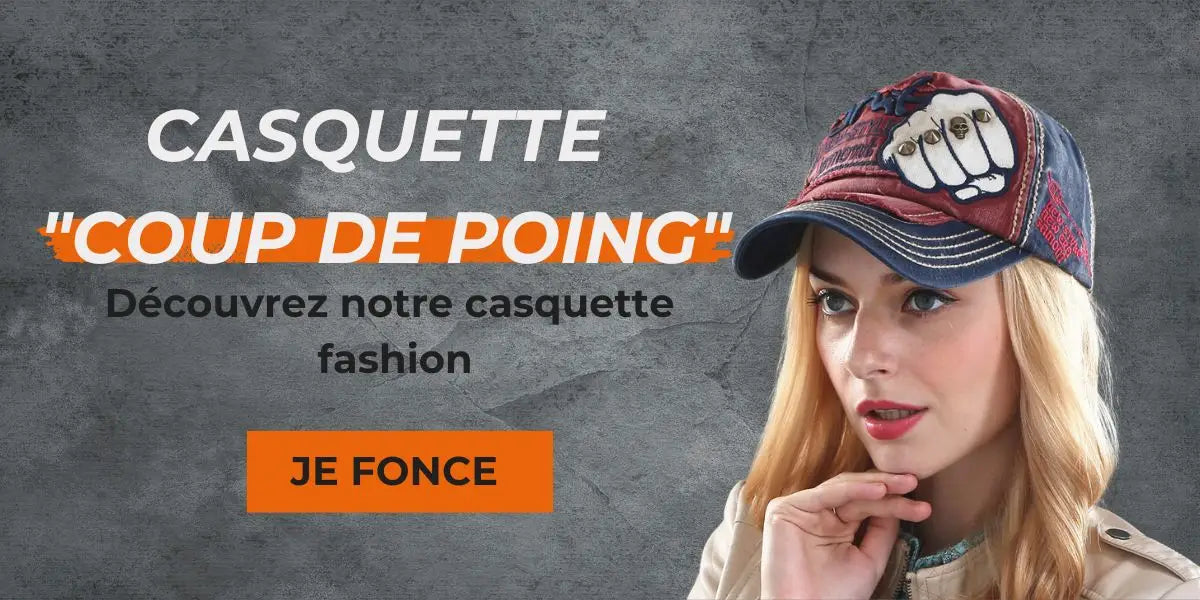 Casquette coup de poing