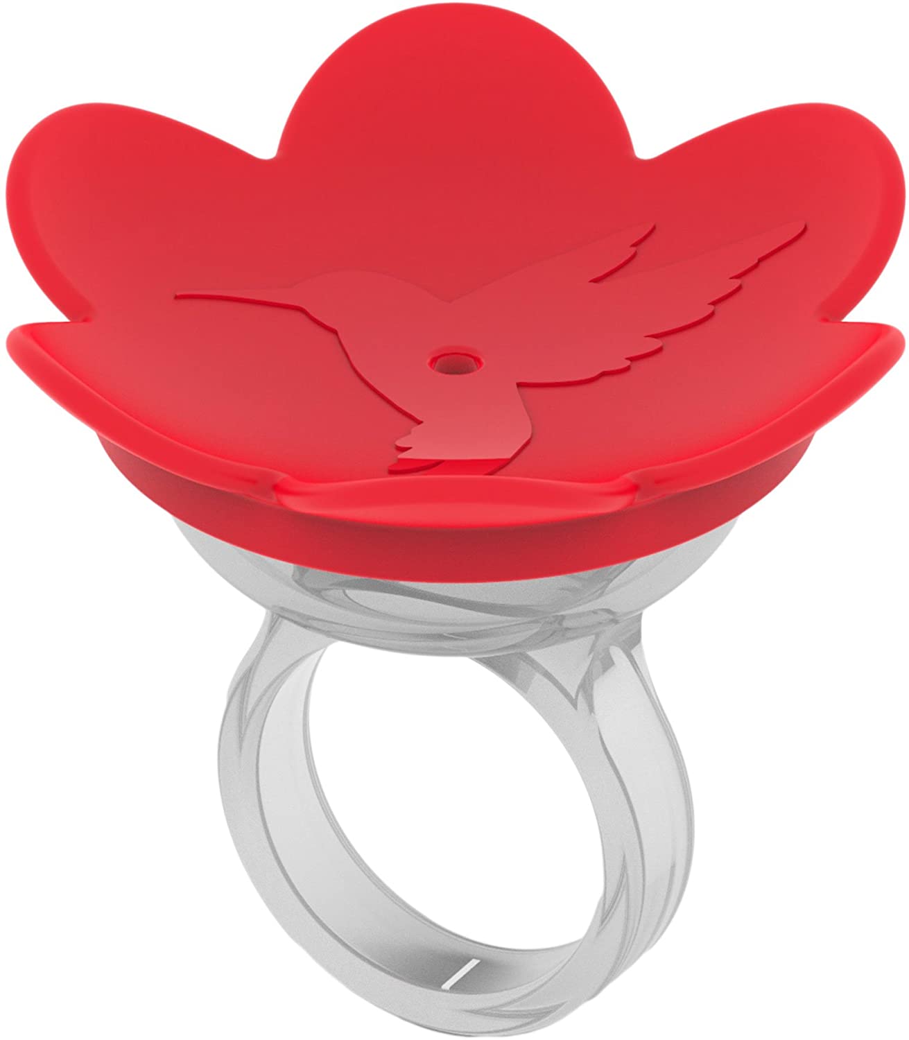 Red Hummingbird Ring Feeder