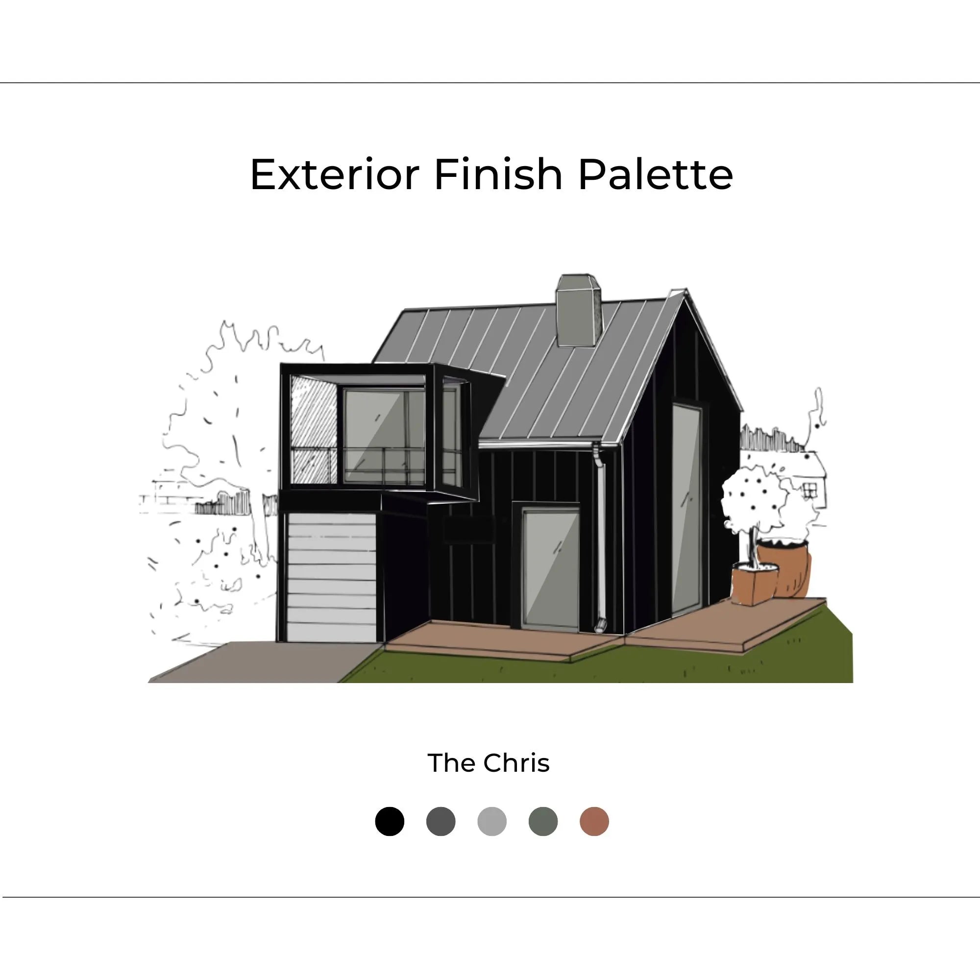 The Chris Exterior Finish Palette