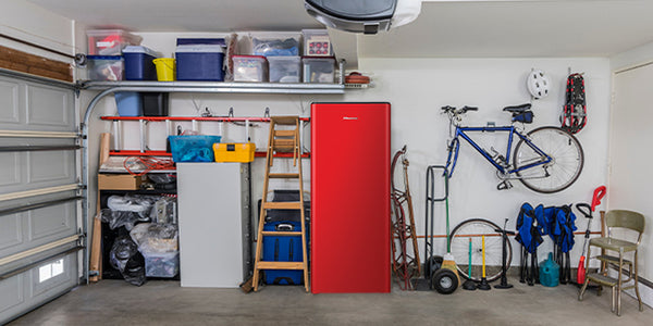 a hisense bar fridge is a good option for a backup fridge in the garage