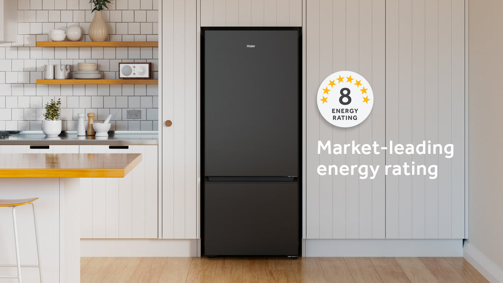 Lifestyle image of Haier's latest energy efficient fridge