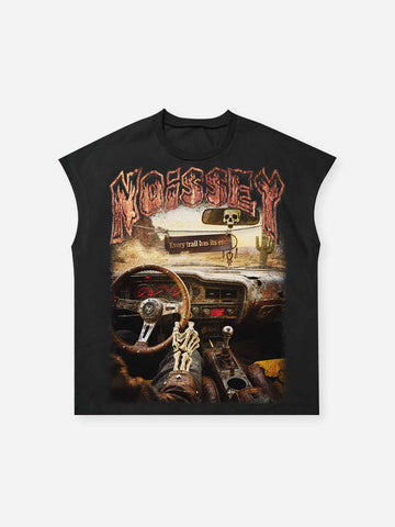 Premium Loose Tank with Western Desert Getaway Print