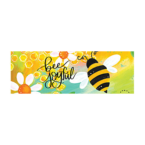 BEE JOYFUL Signature Sign™ Spring & Summer PVC Yard Sign