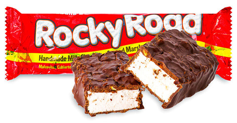 Rocky Road - Rocky Road Chocolate - Rocky Road Chocolate Bar - Nougat Candy