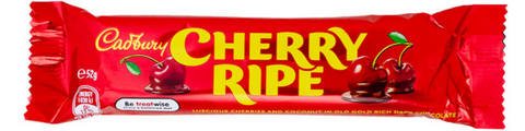 cherry ripe-candied cherries-milk chocolate