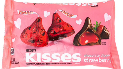 hershey's kisses-chocolate covered strawberries
