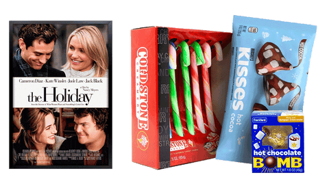 candy cane-christmas chocolate-the holiday-christmas movie-curly wurly