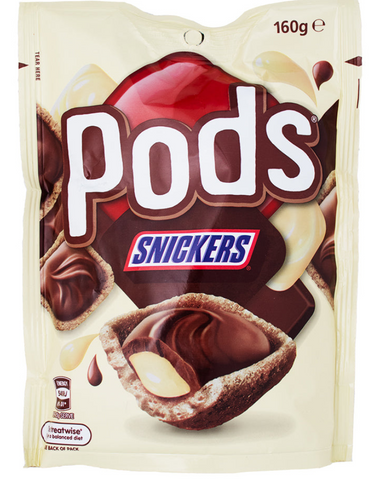 snickers-mars pods-snickers chocolate