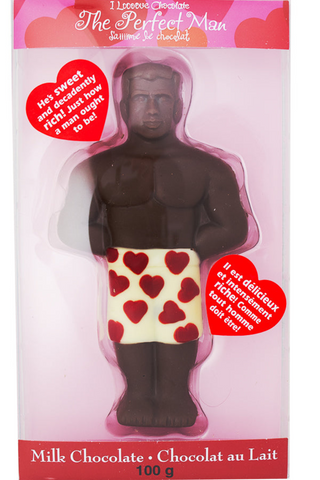 the perfect man chocolate-valentine's day chocolate-milk chocolate