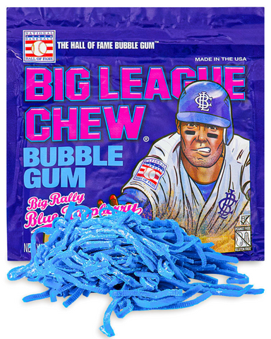 Blue Raspberry-Bubble Gum-Big League Chew