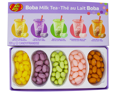 jelly belly-jelly beans-boba milk tea-taro-matcha