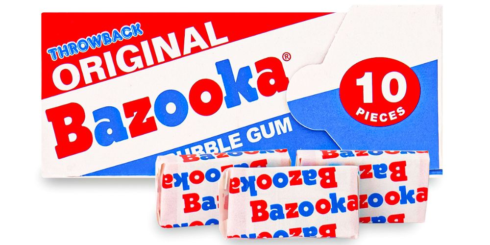 Bazooka Bubble Gum - 1940s Candy
