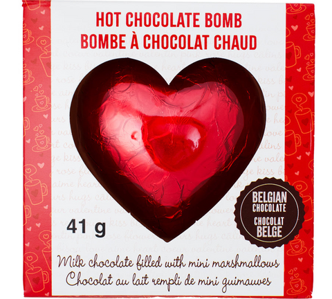 valentine's day chocolate-hot chocolate bombs-valentines ideas