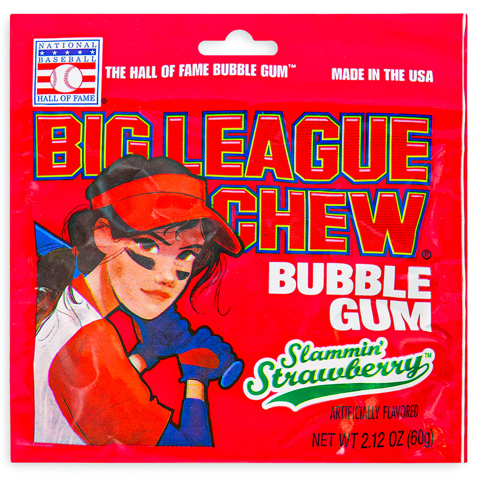 Big League Chew Blue Raspberry Bubblegum - The Smiley Barn