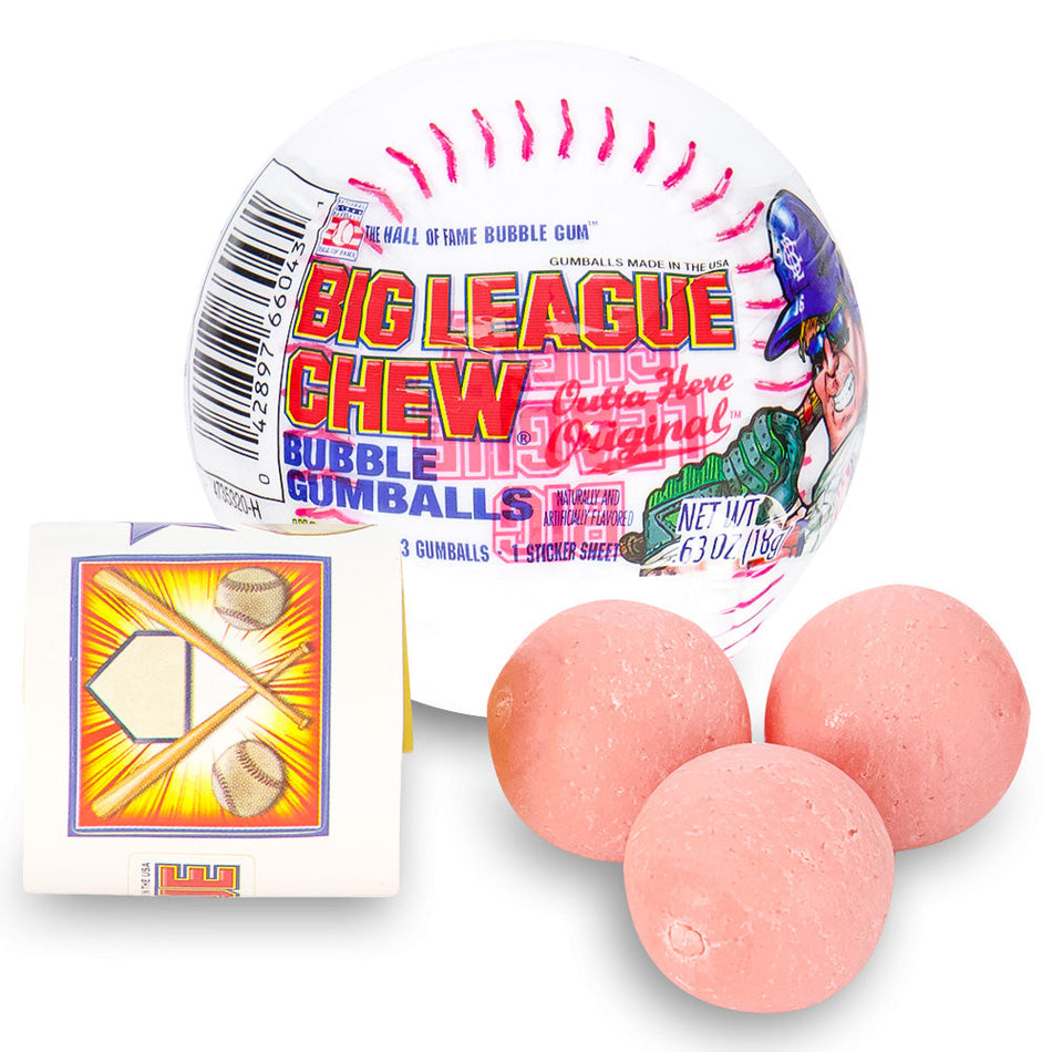 Big League Chew Baseball Bat with gum