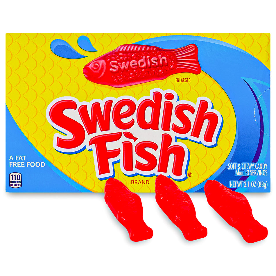 Swedish Fish - Assorted Theatre Pack  Candy Funhouse – Candy Funhouse US