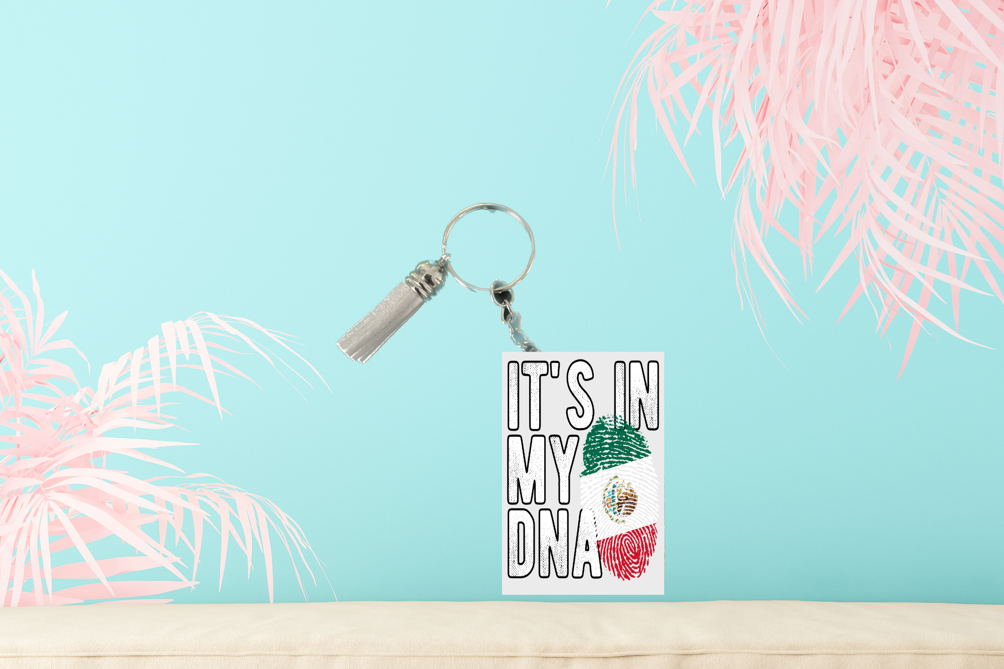 Mexican- It's In My DNA Keychain