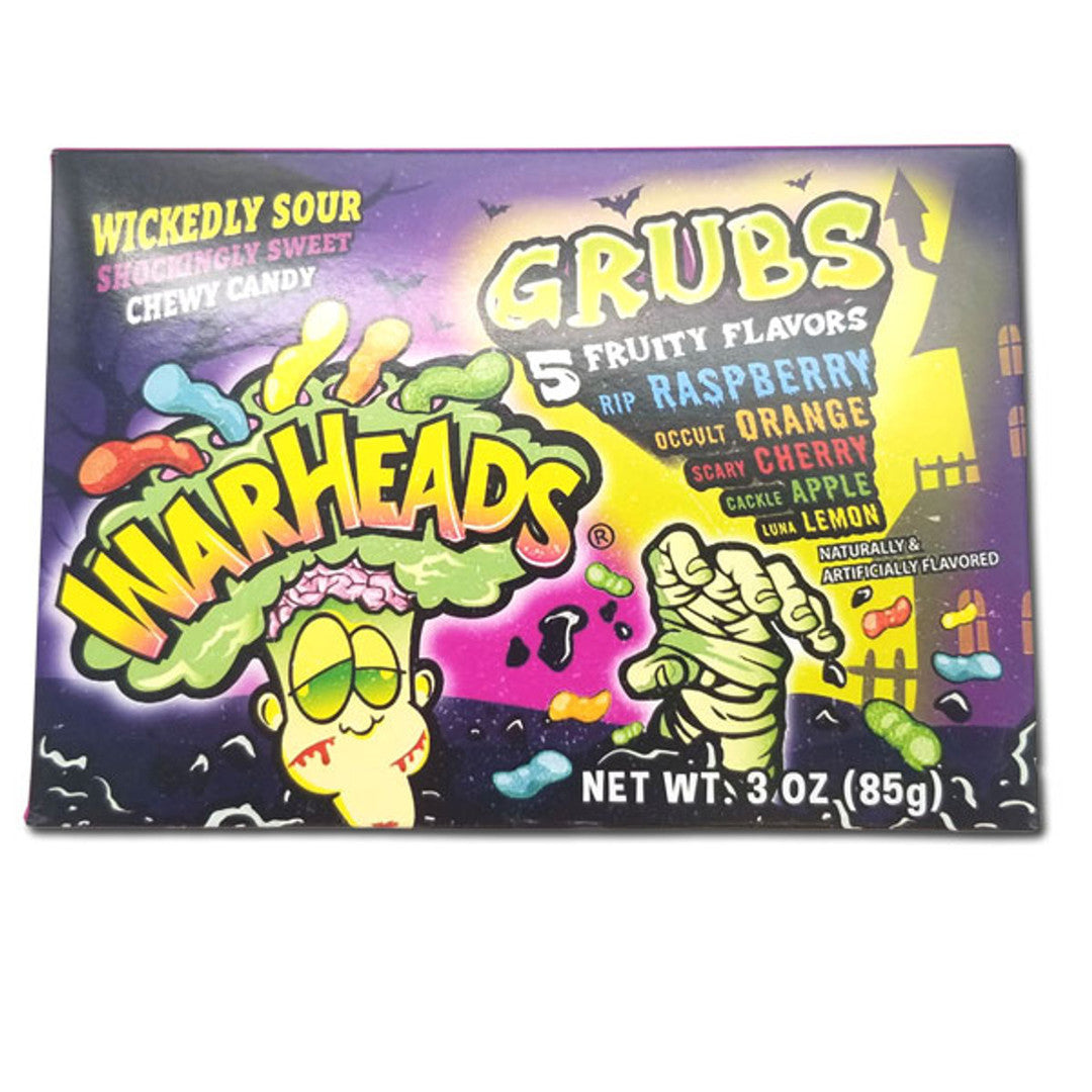 Warheads Grubs Halloween Candy Theater Box Sweets N Such Candy Shop 