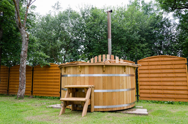 Hot Tub im Garten integrieren Untergrund