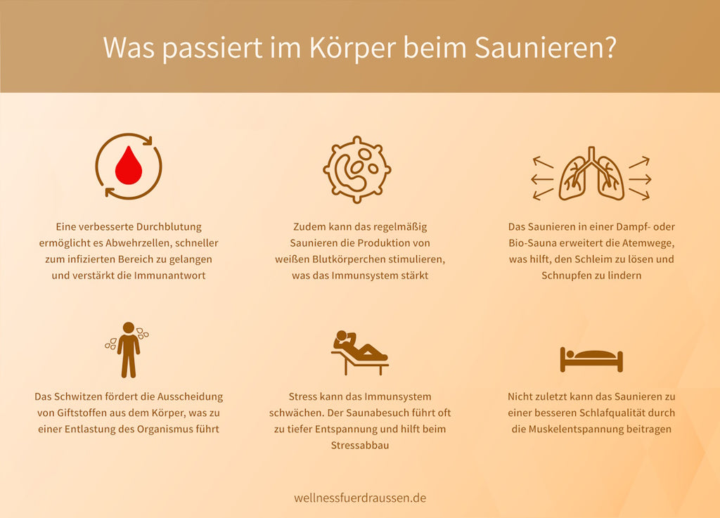 In die Sauna mit Erkältung Was passiert im Körper beim Saunieren?